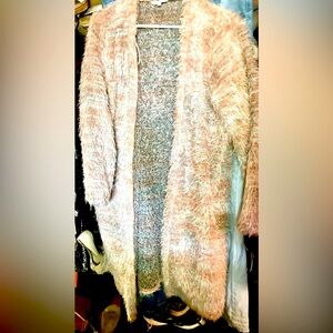 Candies Super Soft Pink Sweater, Long Wrapper Size XXL